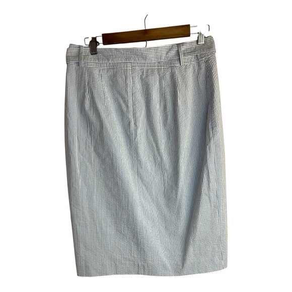 Talbots Seersucker Pencil Skirt. - Picture 5 of 13